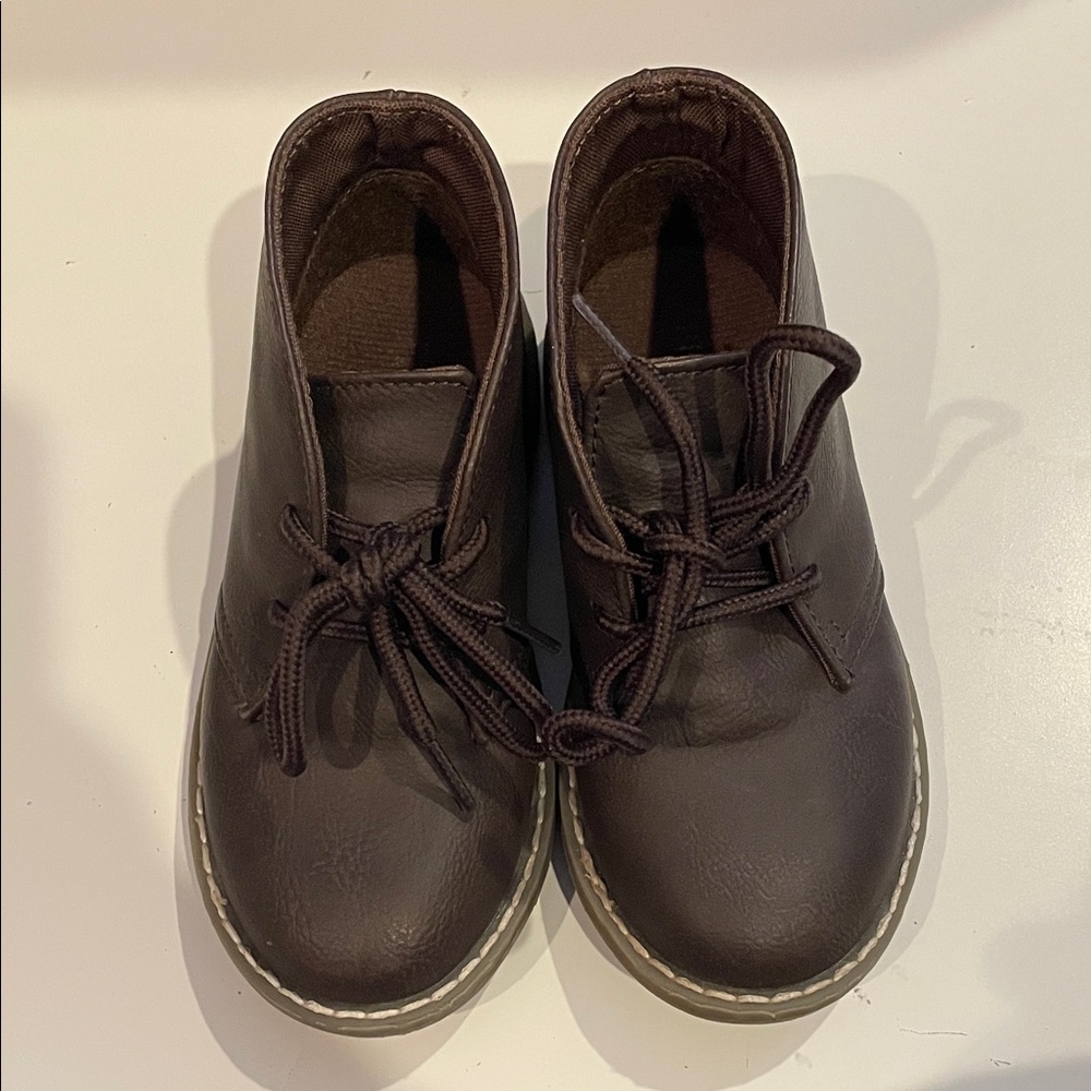 Brown Lace-Up Ankle Boots children’s place 10c